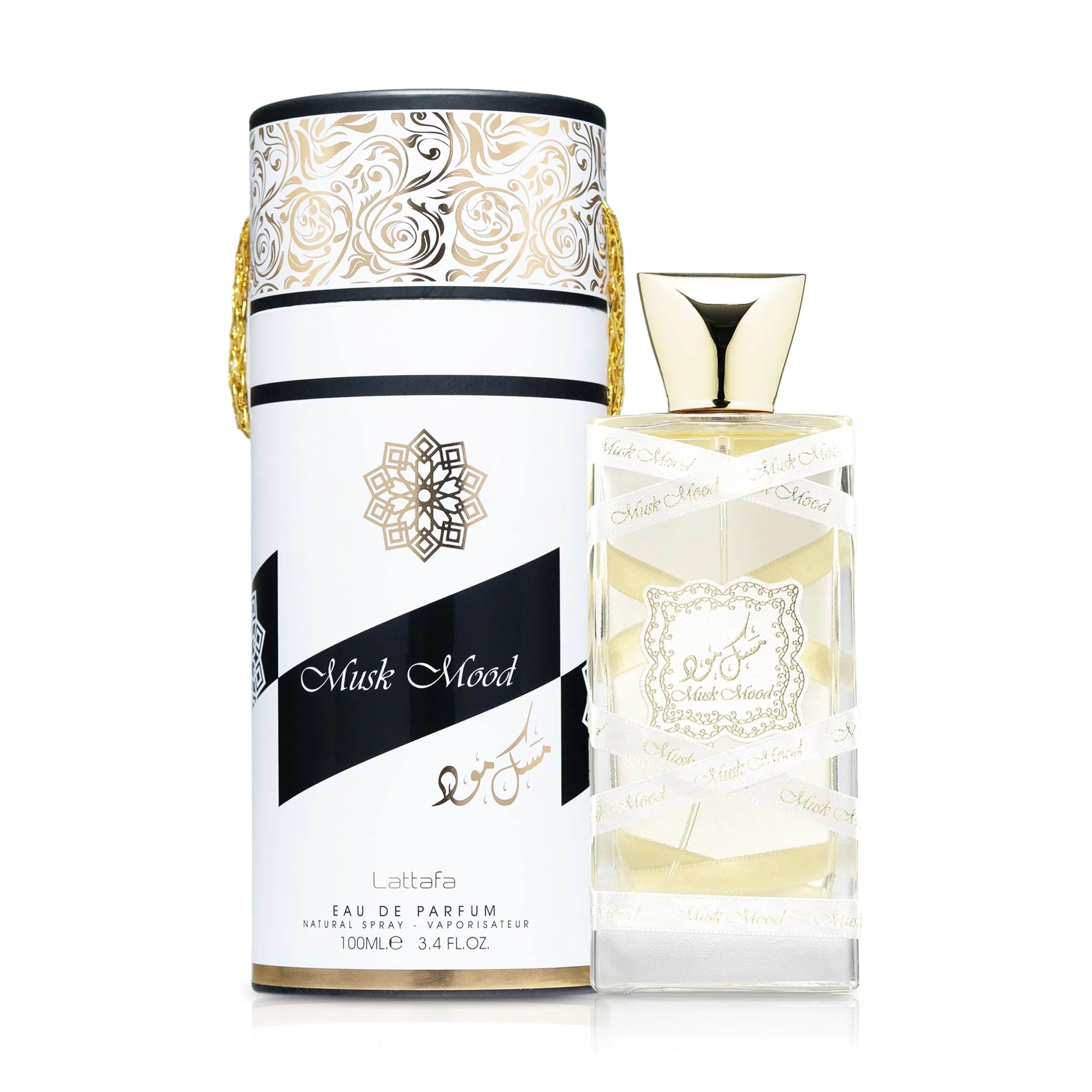 perfume Lattafa Musk Mood 100ml unissexo almíscar branco