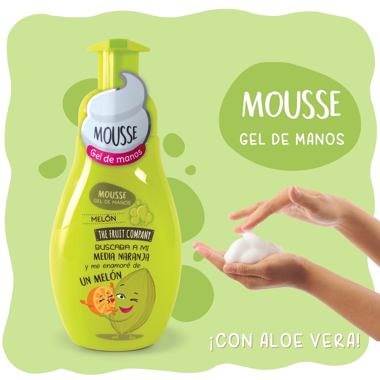 sabonete maos mousse the fruit company