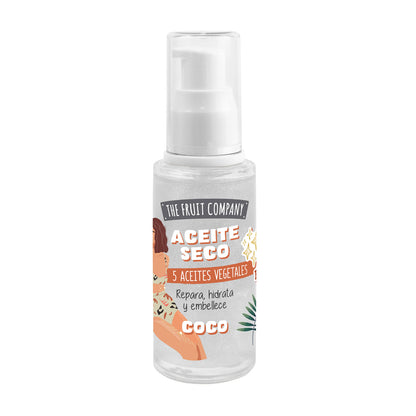 Aceite Corporal Seco con Brillo de Coco 50ml | La Compañía de Frutas