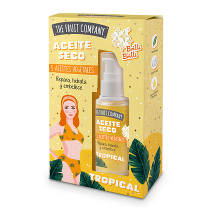 Aceite corporal seco con purpurina tropical 50 ml | La Compañía de Frutas