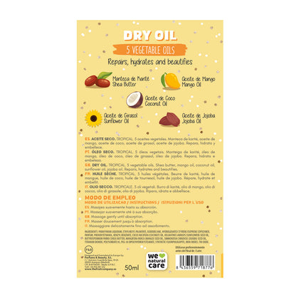 Aceite corporal seco con purpurina tropical 50 ml | La Compañía de Frutas