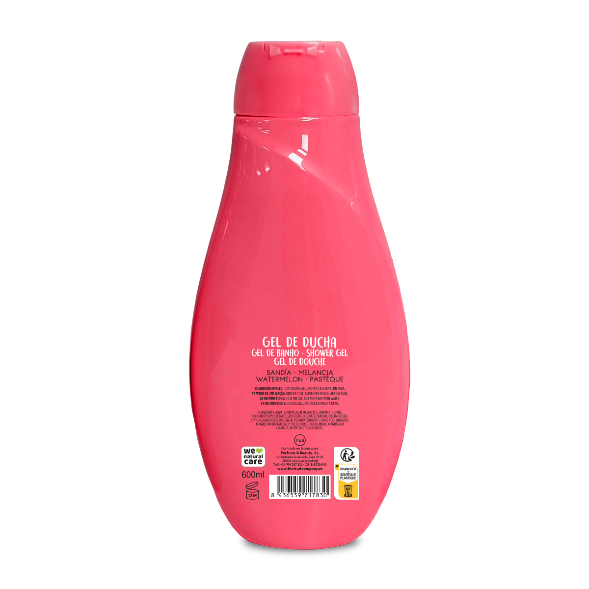 Gel de Banho Melancia 600 ml | The Fruit Company