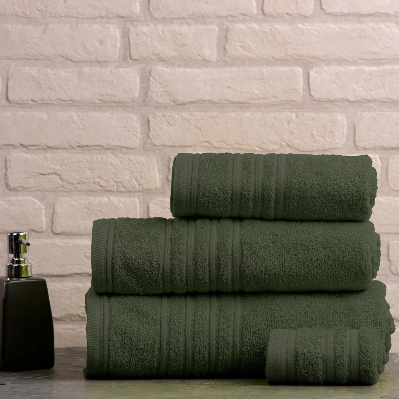 Toalha casa banho média algodão suave e durável