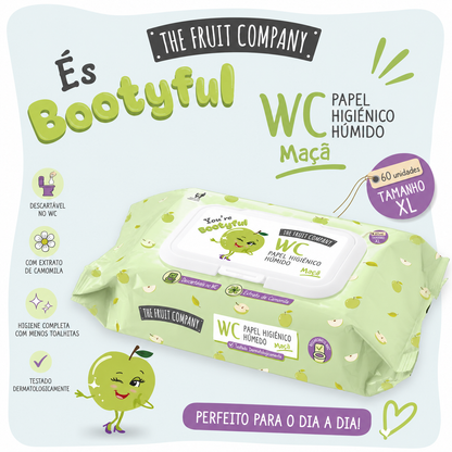 Toalhitas húmidas wc aroma maçã verde