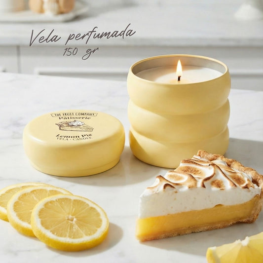 vela aroma limão doce baunilha e açúcar tostado