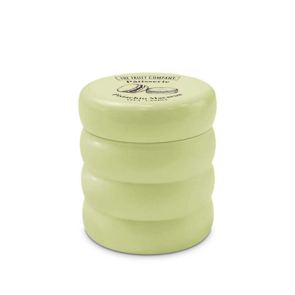 vela perfumada pistachio macaron doce elegante the fruit company